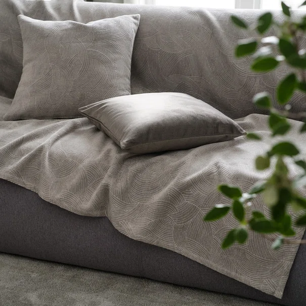 Ριχτάρι Καναπέ Διθέσιου Βελουτέ (180x250) Gofis Home Nimbus Soft Grey 447/15