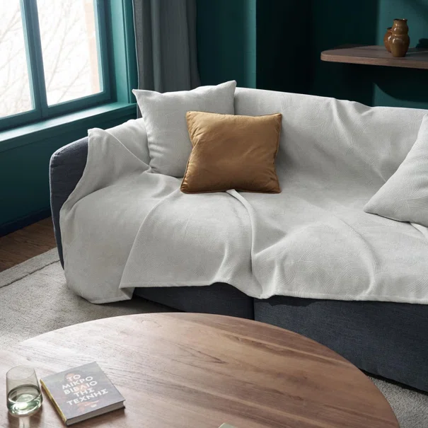 Ριχτάρι Καναπέ Τετραθέσιου (180x350) Gofis Home Nimbus Opal Green 447/11
