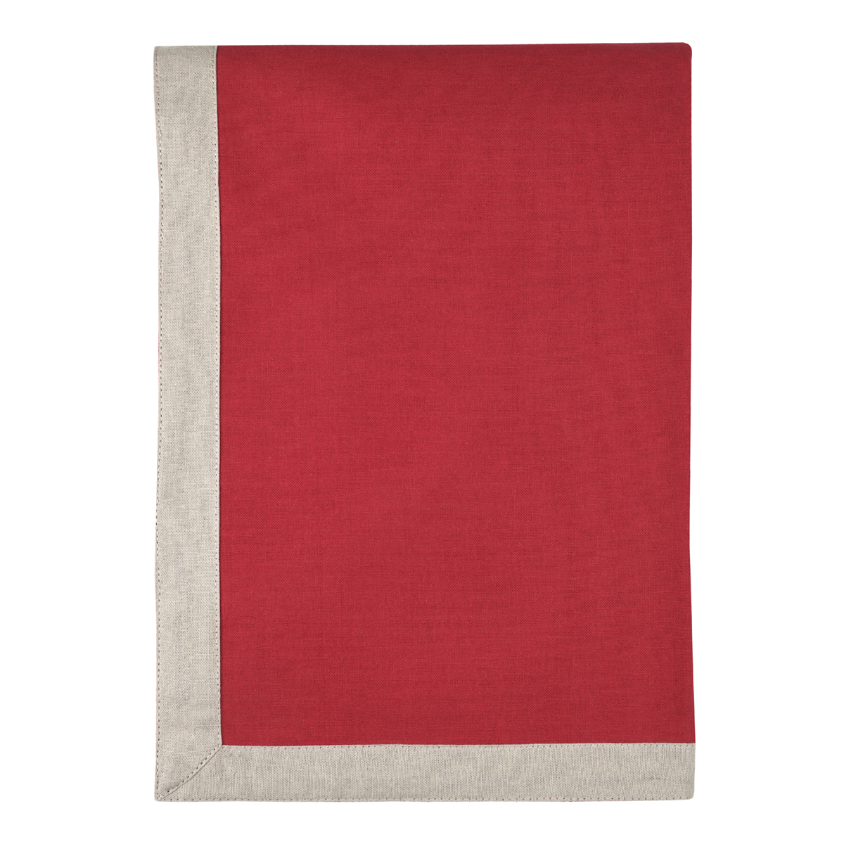 Τραπεζομάντηλο (140X200) S-F Duo Rouge Lin N17B761041 Λευκά Είδη Κουζίνας & Τραπεζαρίας Τραπεζομάντηλα Διακόσμησης Spitishop