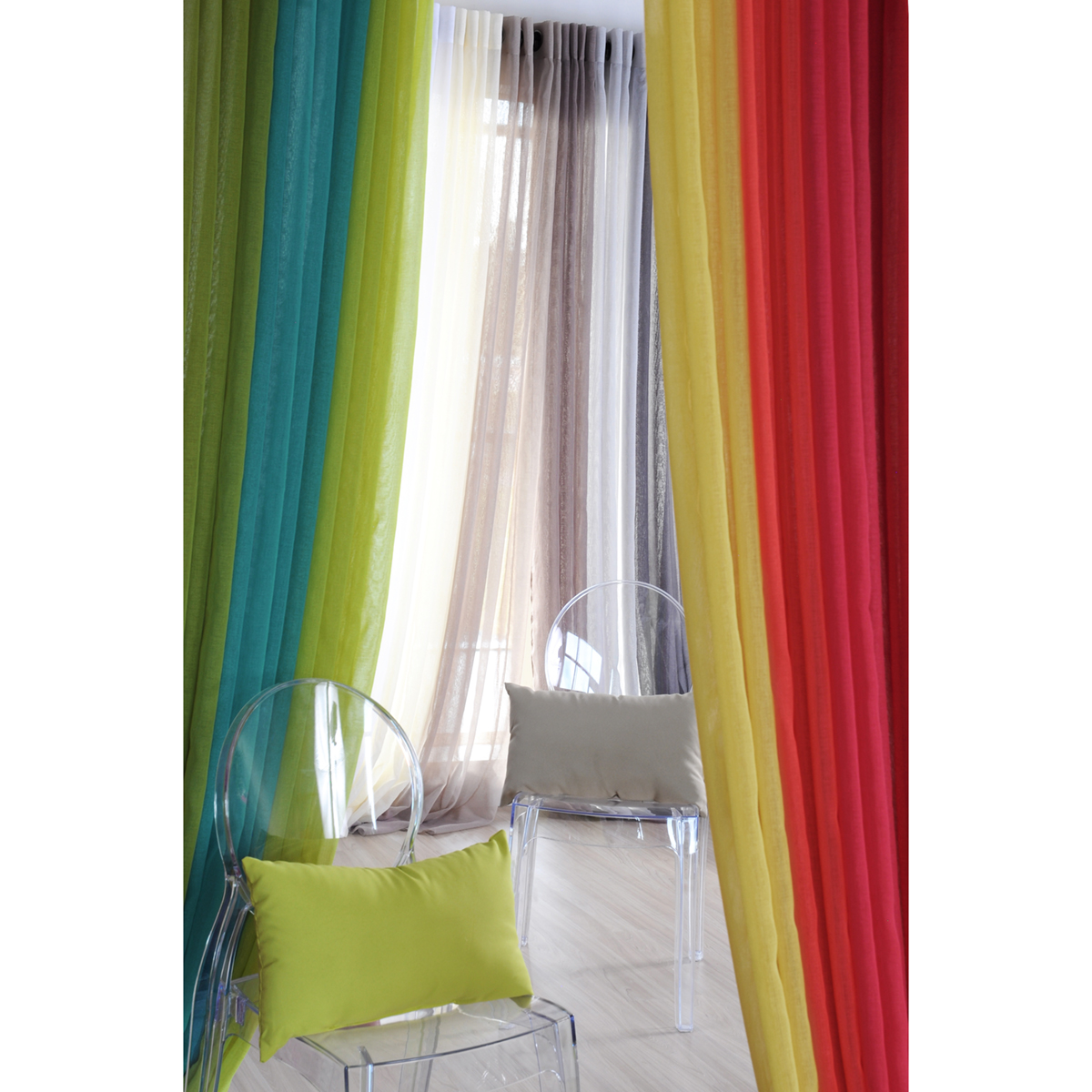 Κουρτίνα (135x260) Με Τρουκς S-F Monna Fuchsia R61697007VL