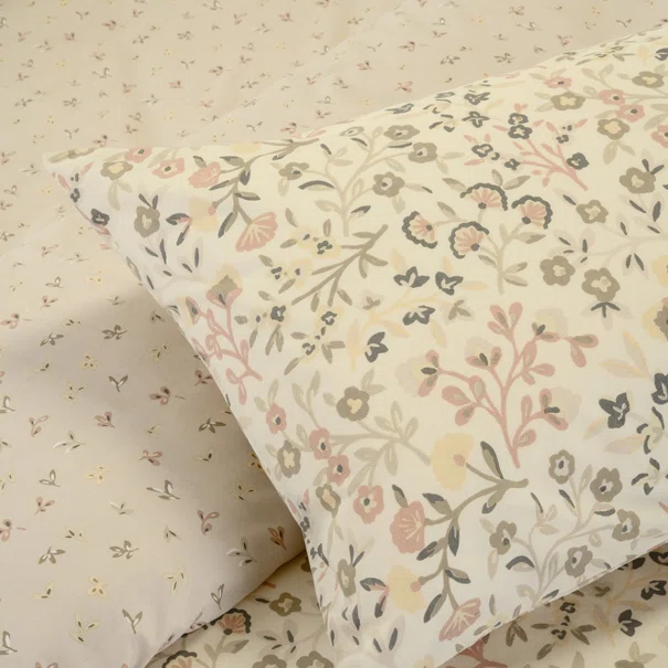 Παπλωματοθήκη Υπέρδιπλη (225x245) 2 Όψεων Melinen Ultra Line Augusta Ecru/Beige