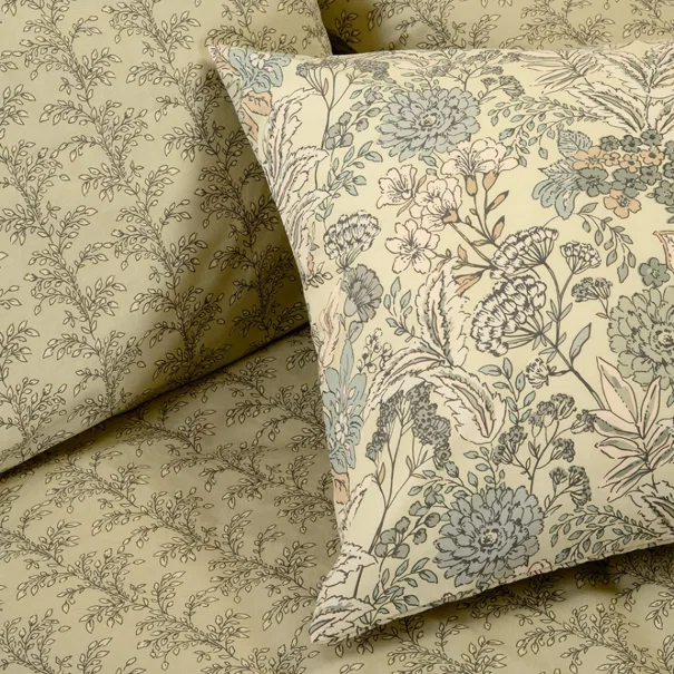 Πάπλωμα Μονό (160x240) 2 Όψεων Melinen Home Ultra Line Eduarda Olive/Aqua