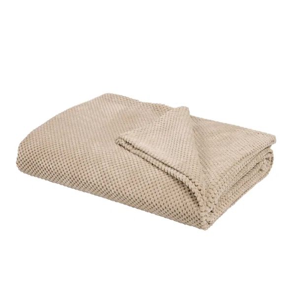 Ριχτάρι Καναπέ Τετραθέσιου Fleece (180x350) Das Home 0307 Taupe