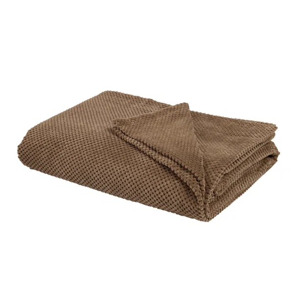 Ριχτάρι Καναπέ Τετραθέσιου Fleece (180x350) Das Home 0309 Brown