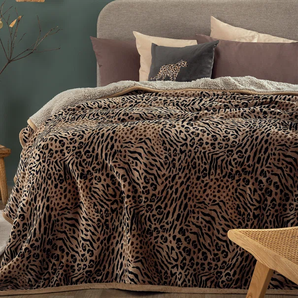 Κουβέρτα Fleece Μονή Με Γουνάκι (160x220) Palamaiki Yuki