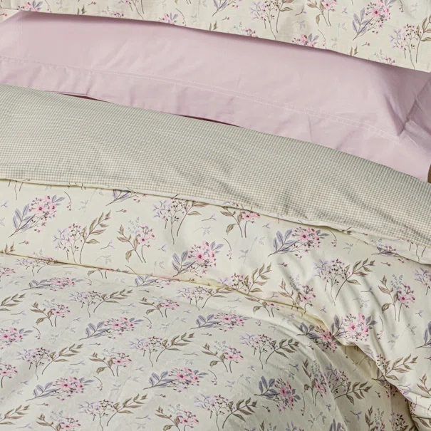 Σεντόνια Υπέρδιπλα (Σετ) Das Home Happy 9703 Cream