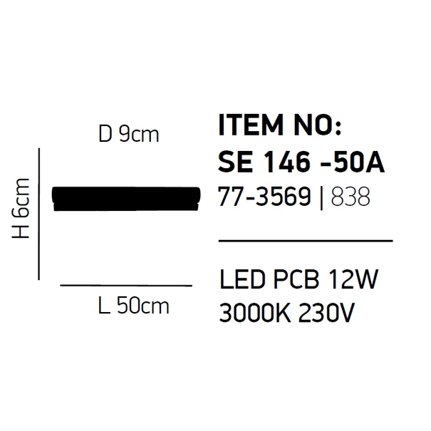 Φωτιστικό Μπάνιου LED Homelighting Reda 77-3569