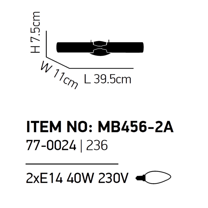 Φωτιστικό Μπάνιου Homelighting Korina 77-0024 Μπάνιο Φωτιστικά Spitishop