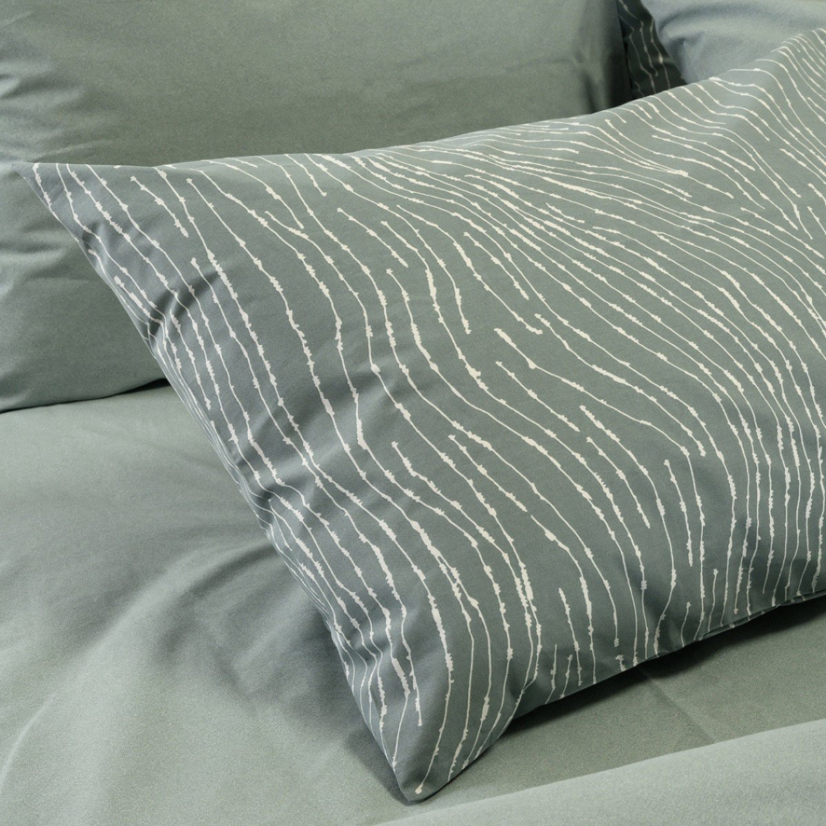 Ζεύγος Μαξιλαροθήκες (50x70) Melinen Casual Line Brooke Grey