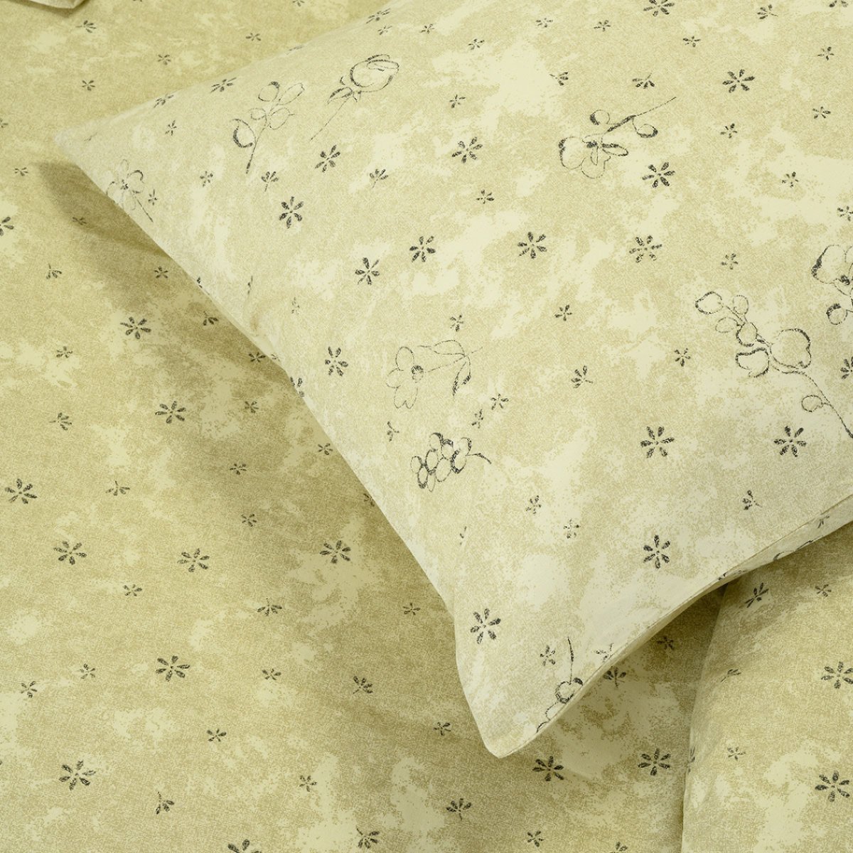 Ζεύγος Μαξιλαροθήκες (50x70) Melinen Casual Line Demi Beige