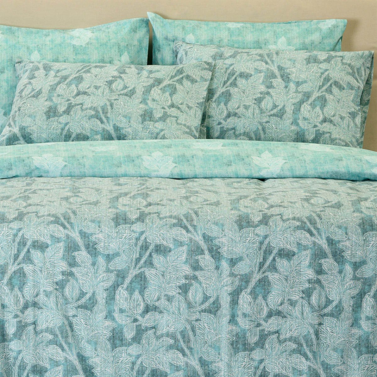 Πάπλωμα King Size (240x260) 2 Όψεων Melinen Home Casual Line Paloma Petrol