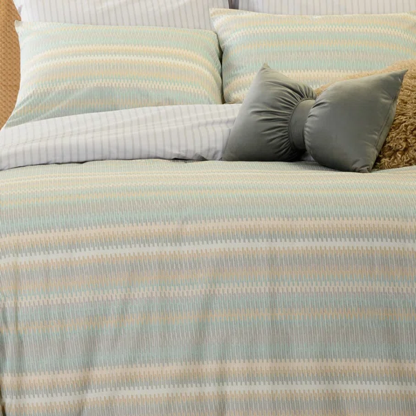 Πάπλωμα King Size (240x260) 2 Όψεων Melinen Home Casual Line Minna Aqua