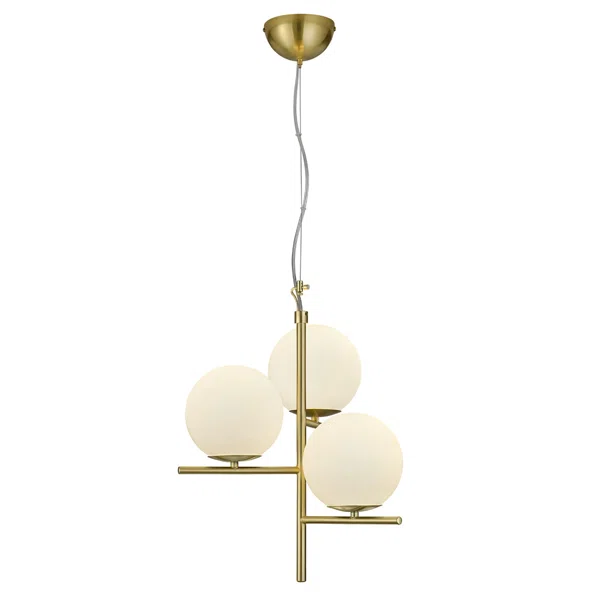 Φωτιστικό Οροφής Τρίφωτο Trio Lighting Pure Gold 302000308
