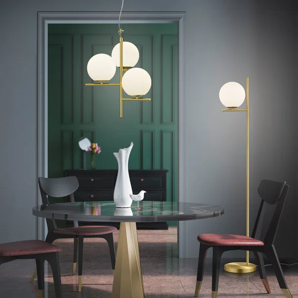 Φωτιστικό Οροφής Τρίφωτο Trio Lighting Pure Gold 302000308