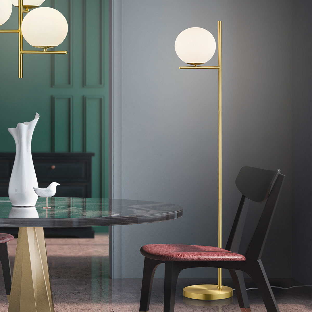 Φωτιστικό Δαπέδου Trio Lighting Pure Gold 402000108