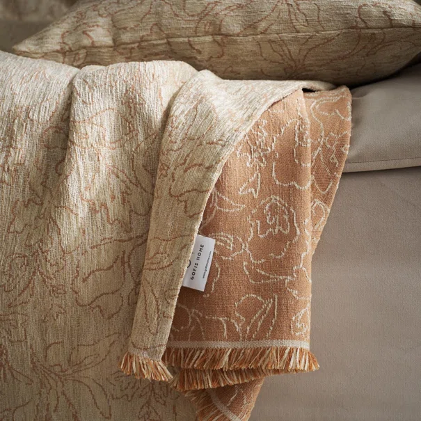 Ριχτάρι Καναπέ Διθέσιου (180x250) Gofis Home Ivory/Appricot 430/03