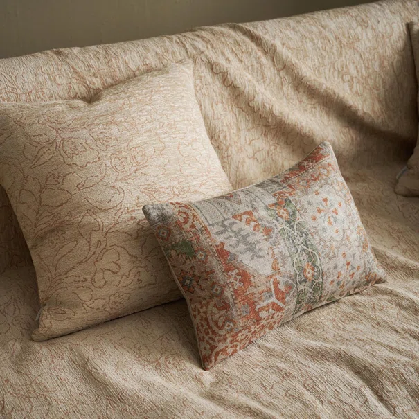 Ριχτάρι Καναπέ Τριθέσιου (180x300) Gofis Home Ivory/Appricot 430/03