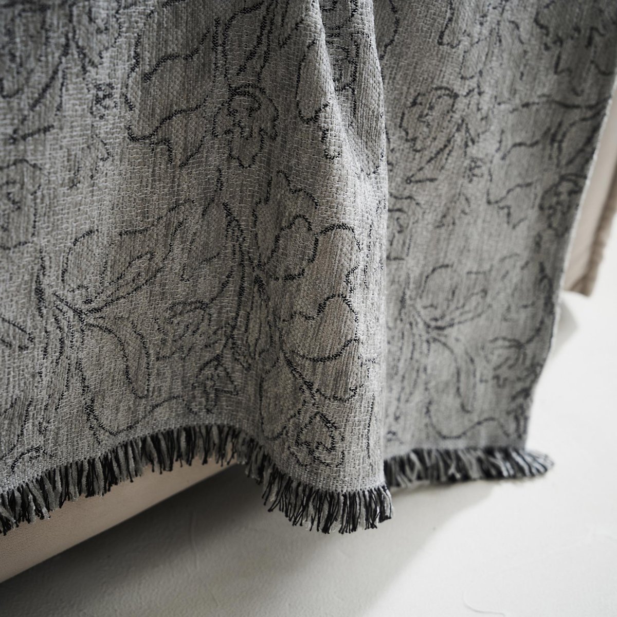 Ριχτάρι Καναπέ Τριθέσιου (180x300) Gofis Home Aradia Pearl Grey 430/15