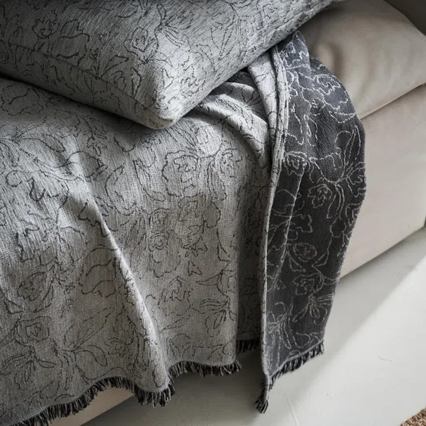 Ριχτάρι Καναπέ Τριθέσιου (180x300) Gofis Home Aradia Pearl Grey 430/15