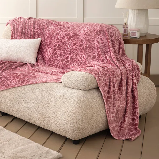 Ριχτάρι Καναπέ Διθέσιου Fleece (180x250) Nima Rose