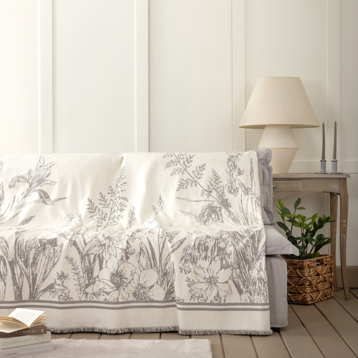 Ριχτάρι Πολυθρόνας (180x180) Nima Muse Ivory
