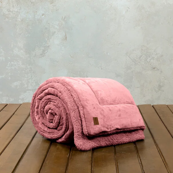 Κουβερτοπάπλωμα Υπέρδιπλο (220x240) Nima Cira Apple Pink