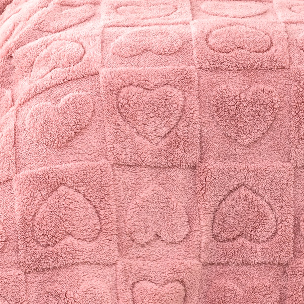 Κουβέρτα Fleece Μονή (160x220) Nima Amoria Pink