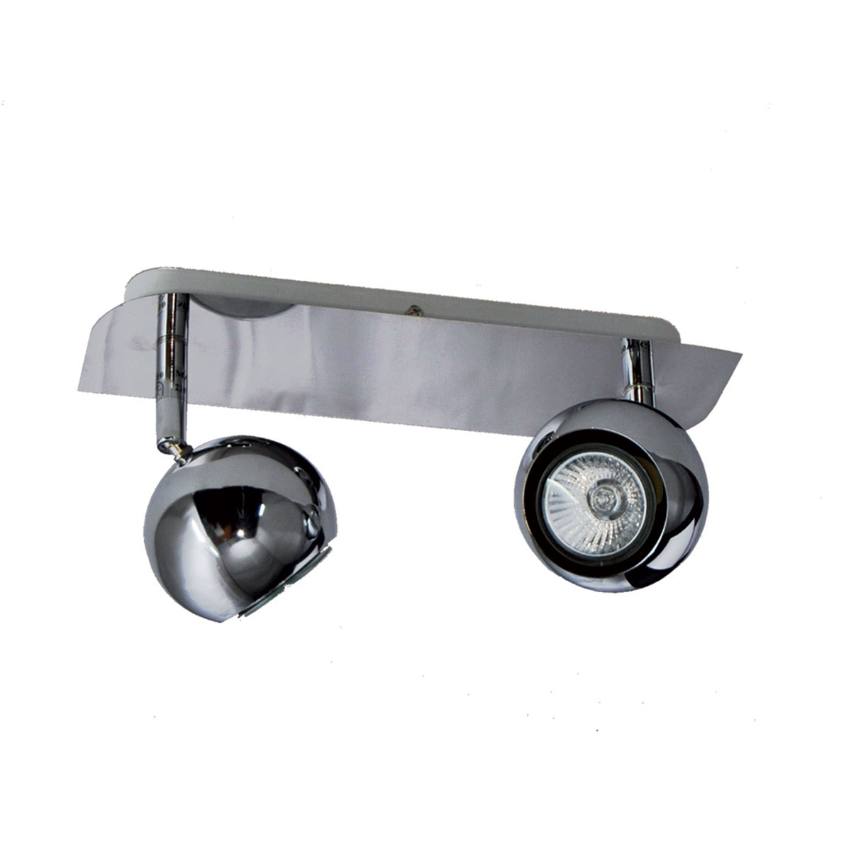 Σποτ Δίφωτο Homelighting Sphera 77-2074 Chrome