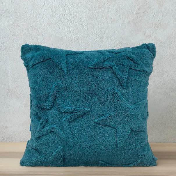 Διακοσμητική Μαξιλαροθήκη Fleece (45x45) Nima Starrin Blue