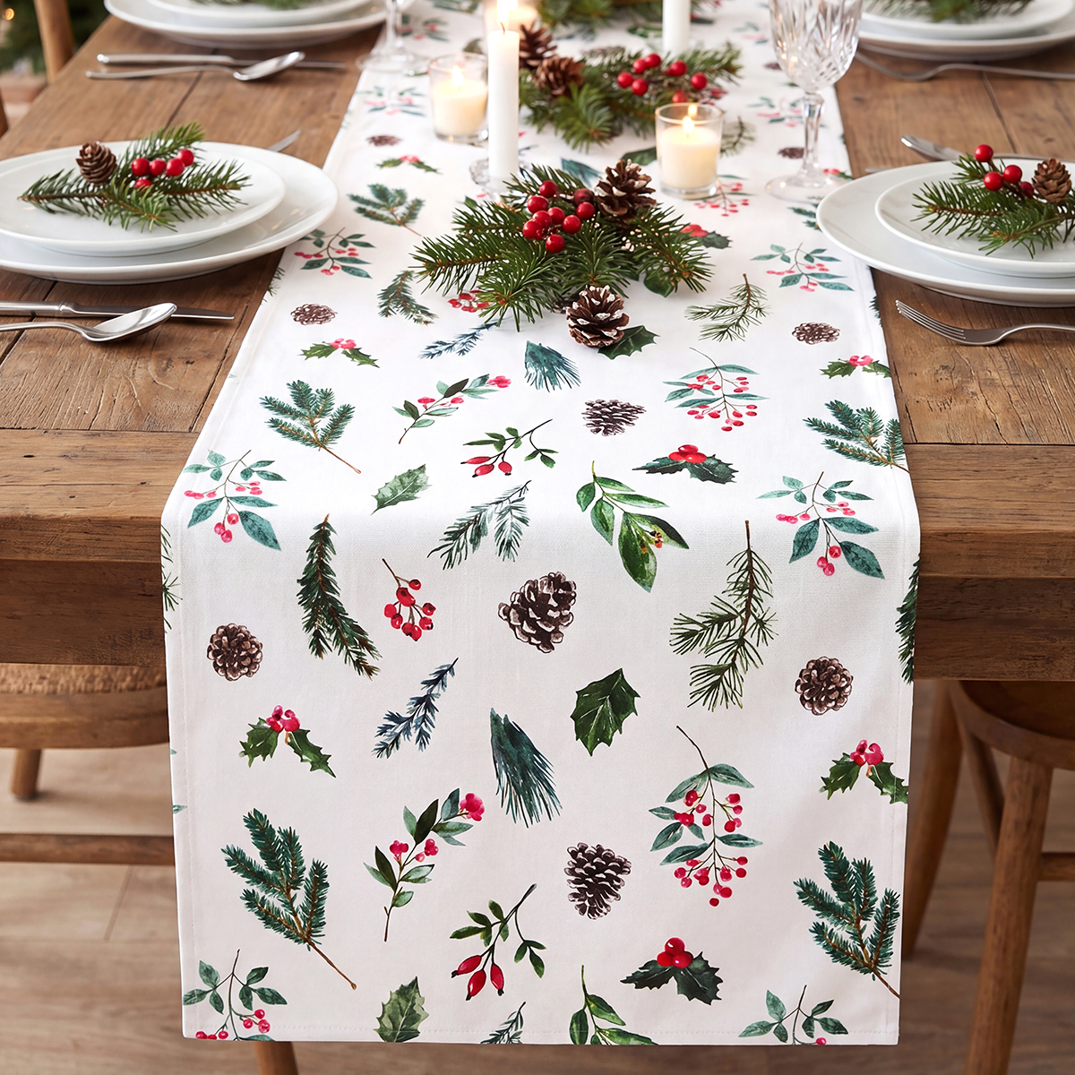 Χριστουγεννιάτικη Τραβέρσα (50x150) S-F Christmas Vert CE324014