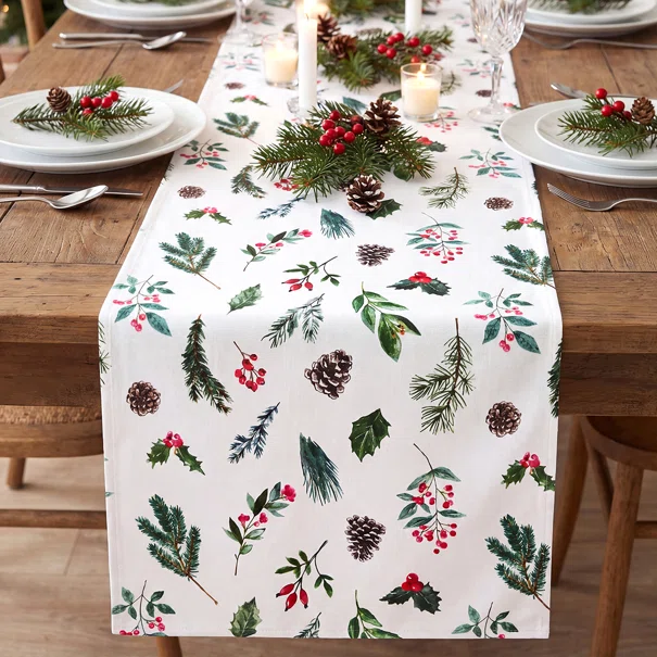 Χριστουγεννιάτικη Τραβέρσα (50x150) S-F Christmas Vert CE324014