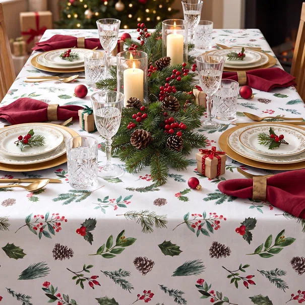Χριστουγεννιάτικο Τραπεζομάντηλο (150x300) S-F Christmas Vert CE324011