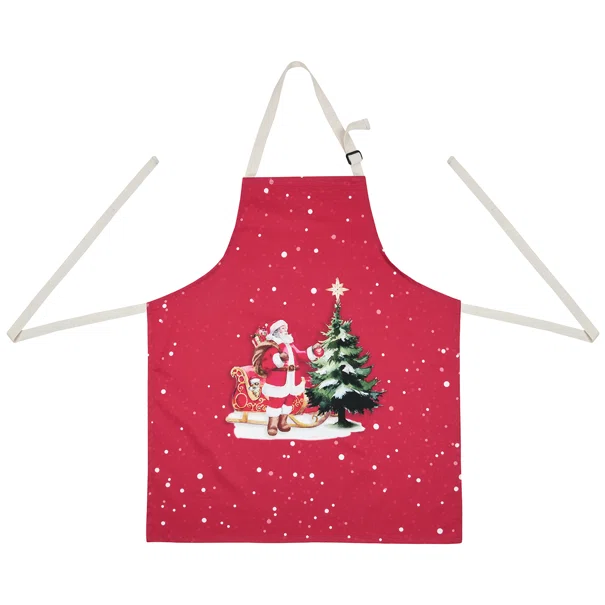 Χριστουγεννιάτικη Ποδιά Κουζίνας (70x80) S-F Christmas Rouge CE324038