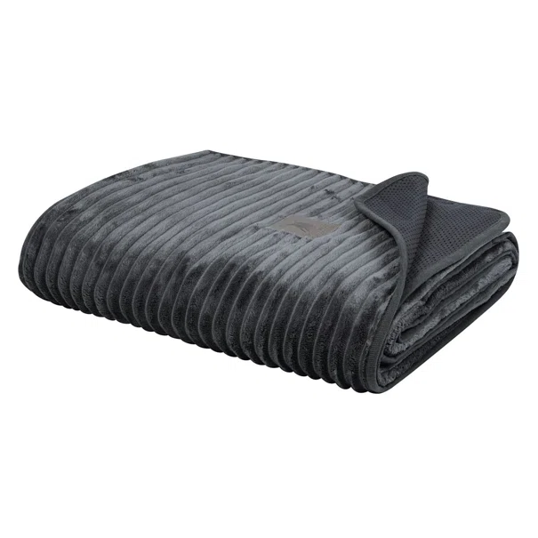 Ριχτάρι Καναπέ Τετραθέσιου Fleece (180x350) Greenwich Polo Club Essential 3998 Dark Grey