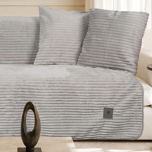 Ριχτάρι Καναπέ Τριθέσιου Fleece (180x300) Greenwich Polo Club Essential 3996 Grey