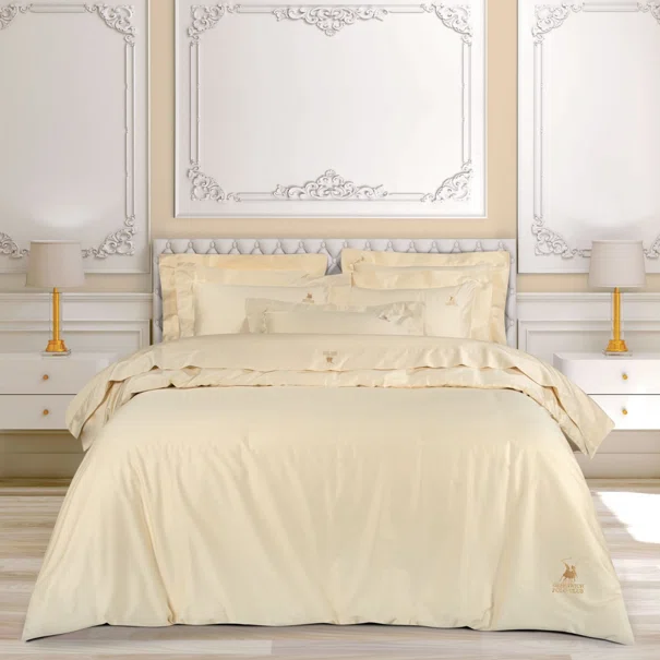 Σεντόνια King Size (Σετ) Greenwich Polo Club Solid 2334 Cream