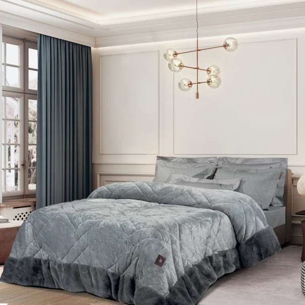 Κουβερτοπάπλωμα King Size (240x250) Greenwich Polo Club Premium 4460 Grey