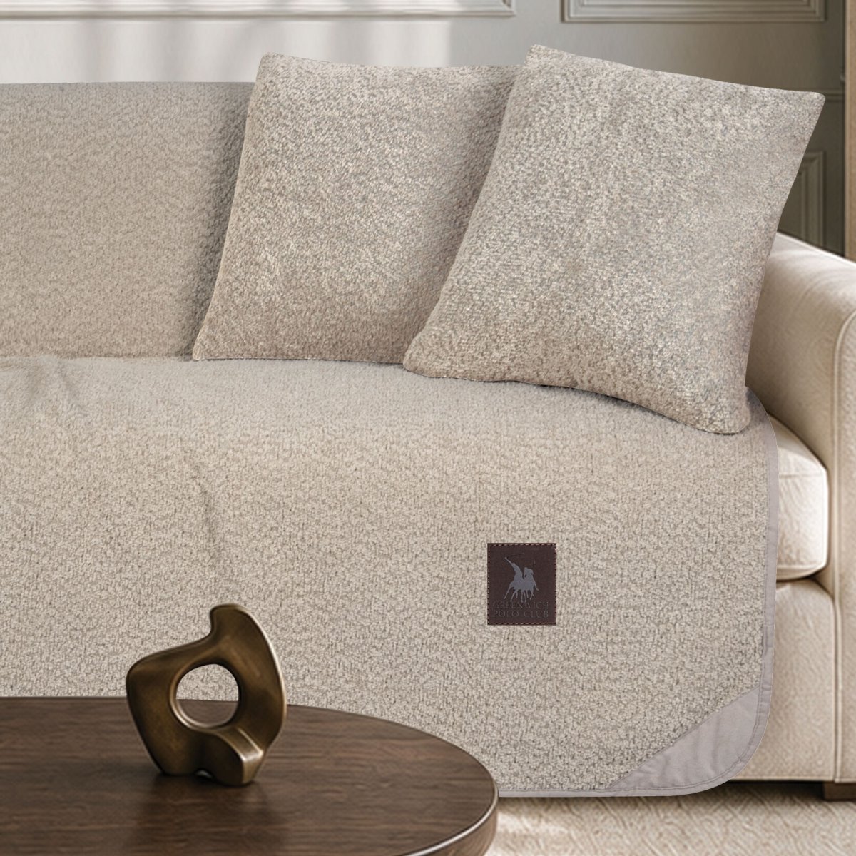 Ριχτάρι Καναπέ Τριθέσιου (175x300) Greenwich Polo Club Premium 3994 Beige