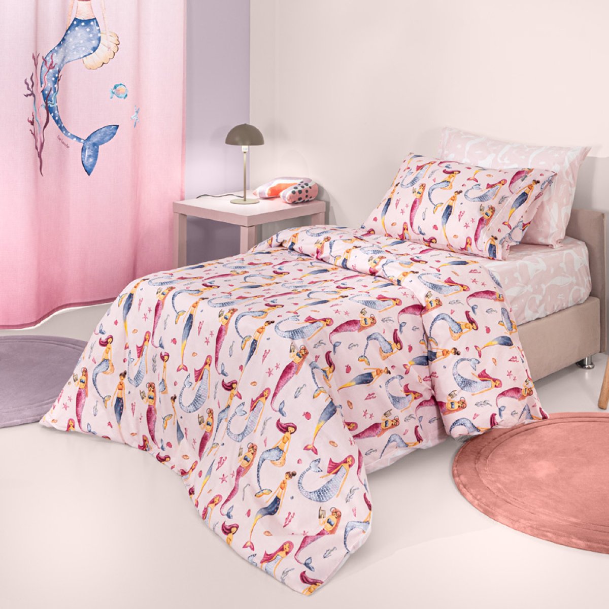 Παπλωματοθήκη Μονή (Σετ 165x225) 2 Όψεων Guy Laroche Merida Pink
