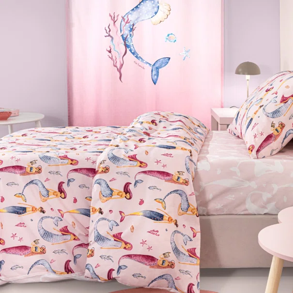 Παπλωματοθήκη Μονή (Σετ 165x225) 2 Όψεων Guy Laroche Merida Pink