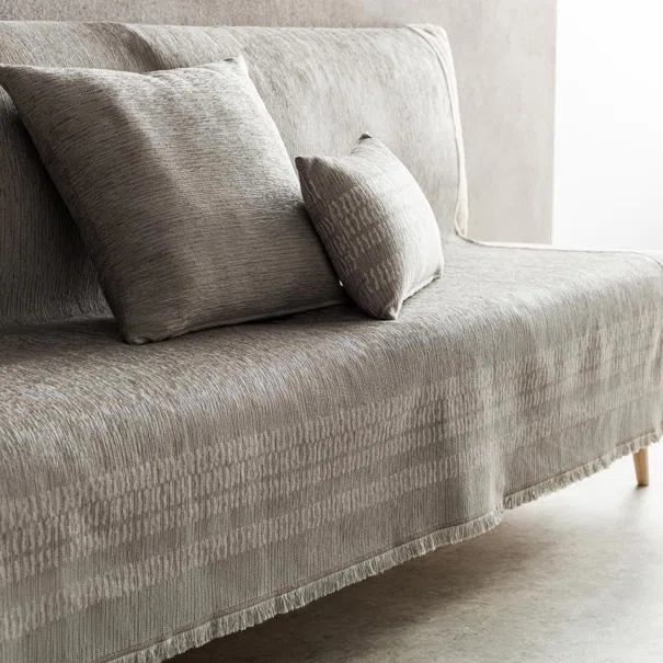 Ριχτάρι Πολυθρόνας (180x180) Gofis Home Calma Grey 395/15