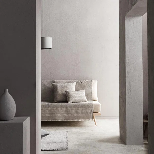 Ριχτάρι Πολυθρόνας (180x180) Gofis Home Calma Grey 395/15