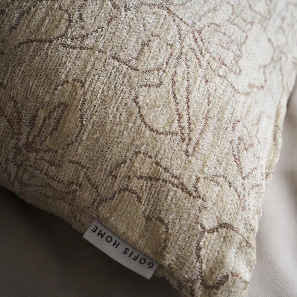 Διακοσμητική Μαξιλαροθήκη (50x50) Gofis Home Aradia Beige 430/05