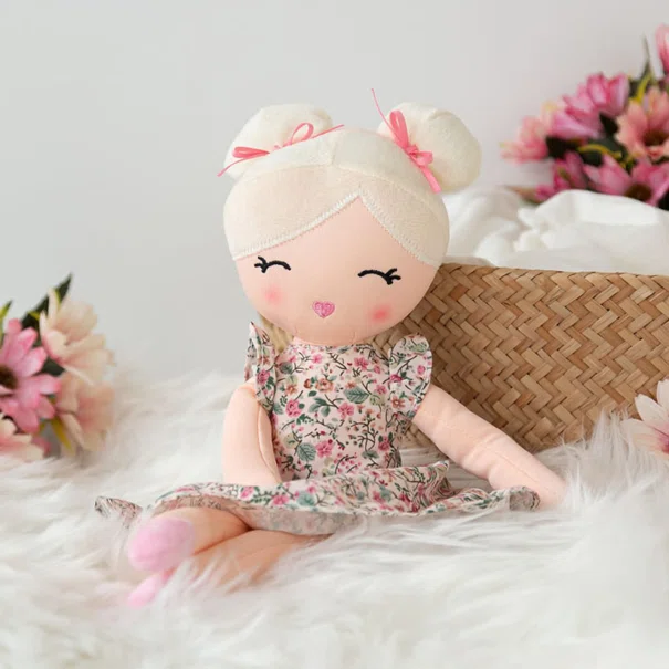 Πάνινη Κούκλα 35εκ. Kiokids Chloe 6285