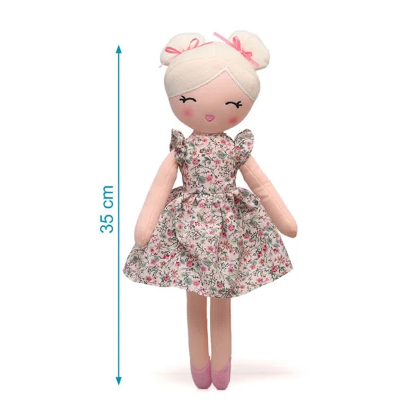 Πάνινη Κούκλα 35εκ. Kiokids Chloe 6285