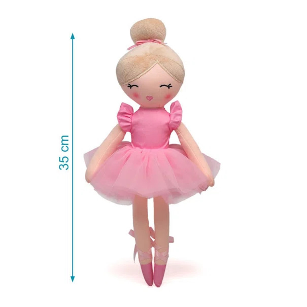Πάνινη Κούκλα 35εκ. Kiokids Rosa 6472