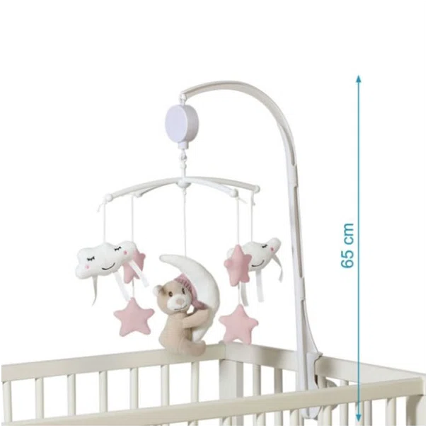 Μουσικό Μόμπιλε Kiokids Bear & Stars Ροζ 6678