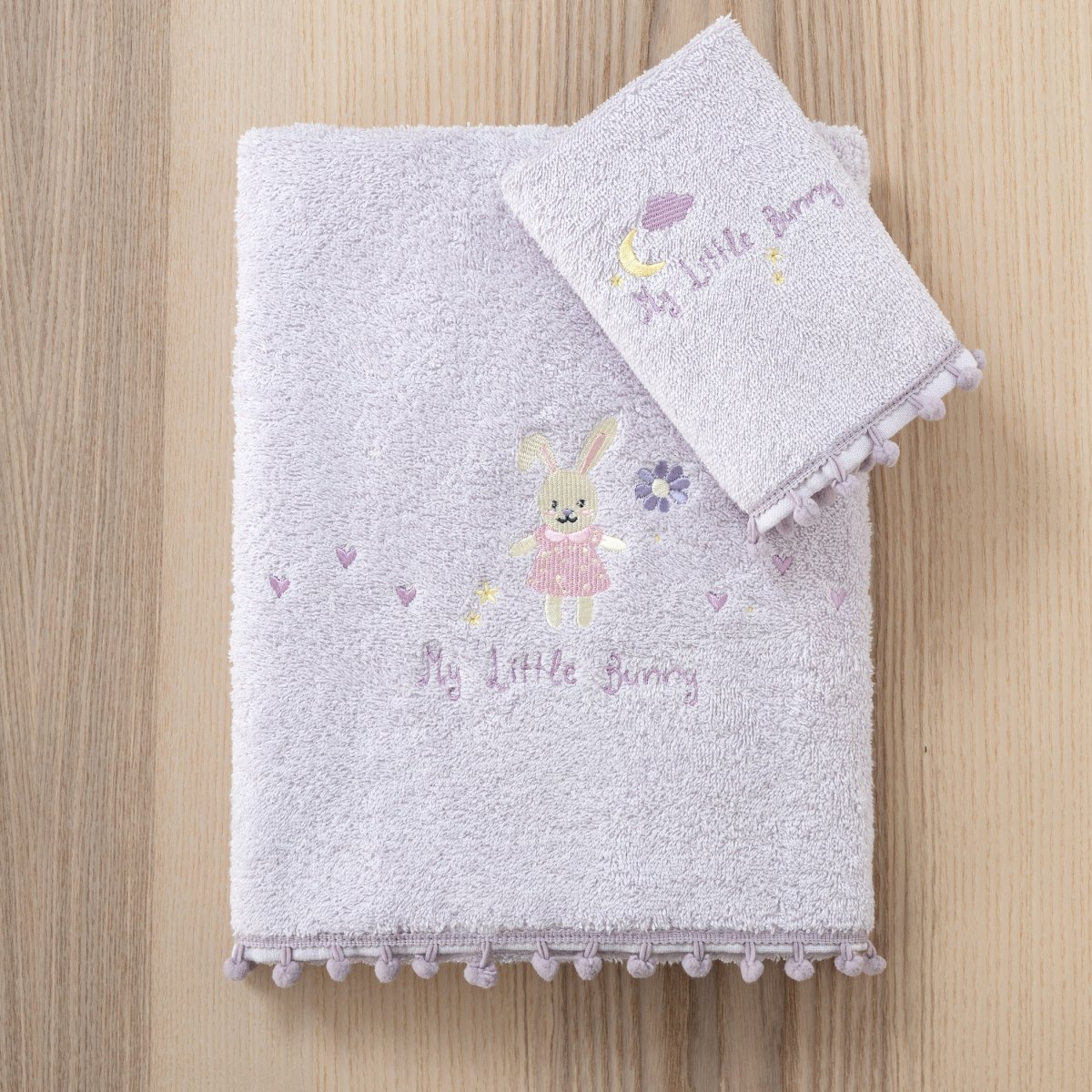 Παιδικές Πετσέτες (Σετ 2τμχ) Nima My Little Bunny 400gsm