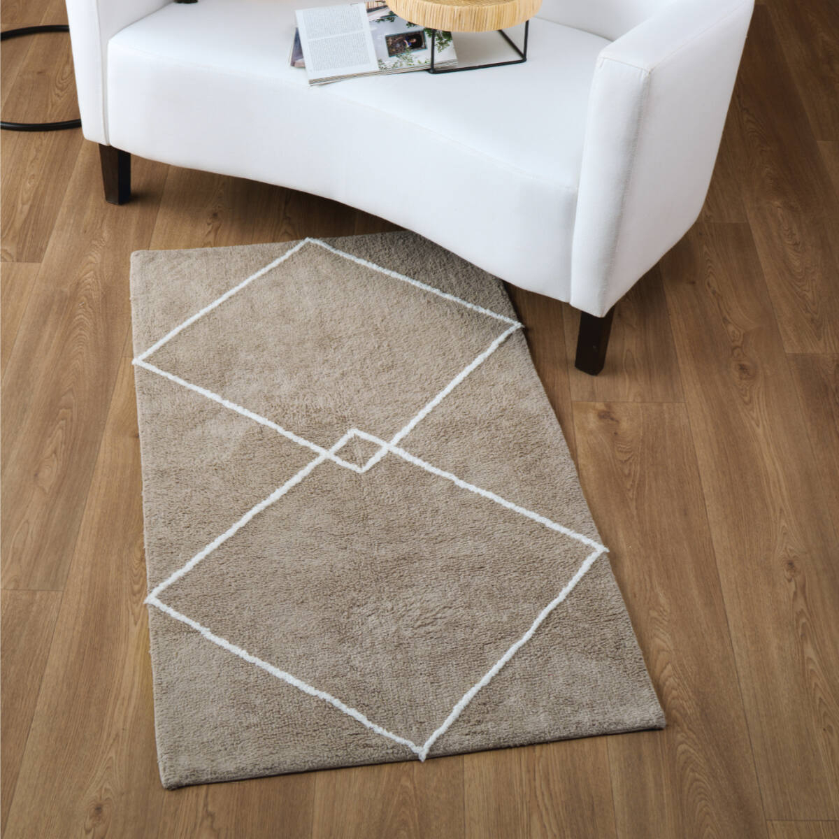 Πατάκι Μπάνιου (60x90) Kentia Loft Veda 04 Brown