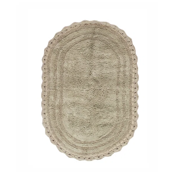 Πατάκι Μπάνιου Οβάλ (70x110) Kentia Mack 15 Beige